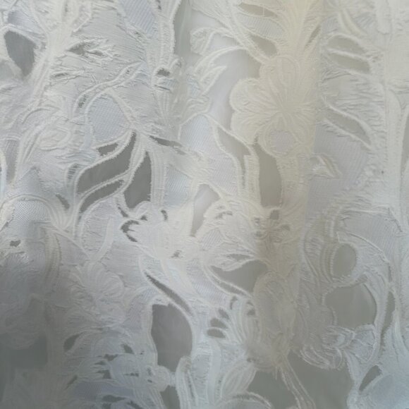 NWT Lulus Corsen Ivory Floral Jacquard Corset A-Line Maxi Dress - Picture 7 of 7